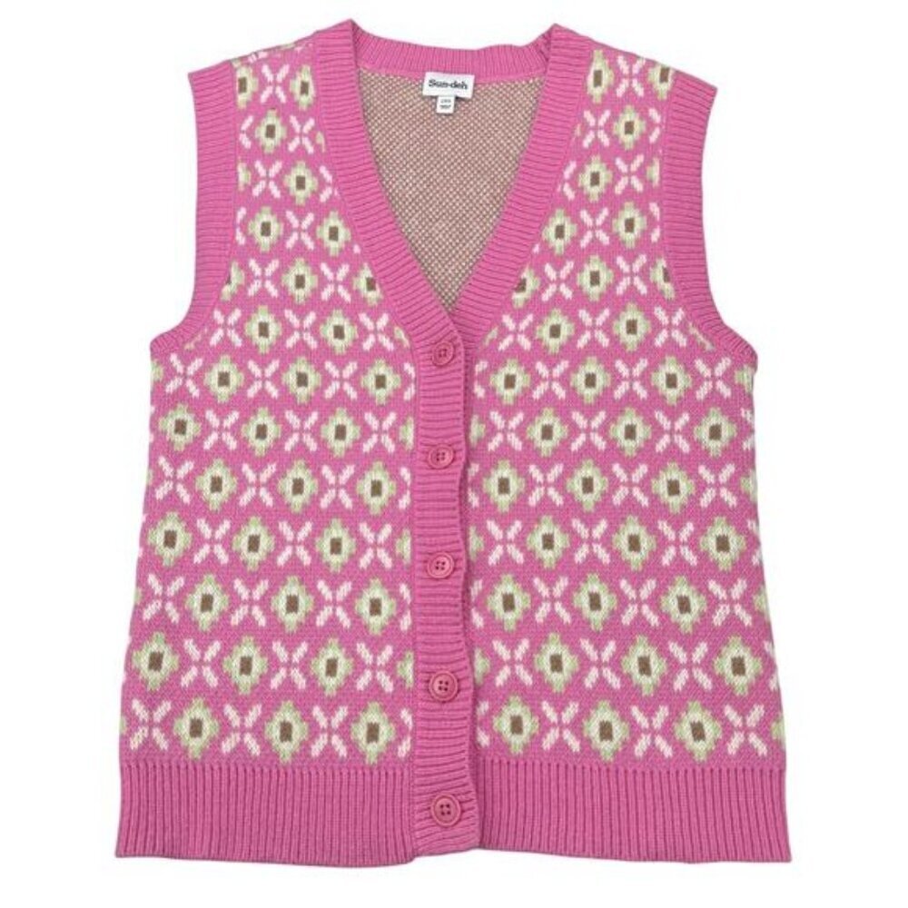 SUNDAY BEST Aritzia Preston Merino Wool Sweater Vest Size 2XS - Picture 2 of 6